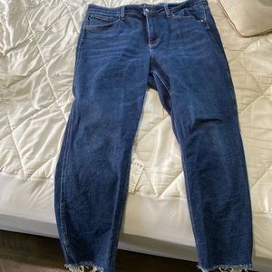 Judy Blue Cropped Straight Jeans